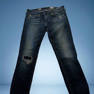 Adriano Goldschmied AG Skinny Blue Jeans – Classic Stretch Denim